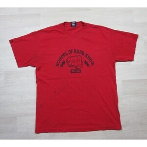 Vintage FUCT T Shirt Mens (L) Y2K Skater Tee Distressed School of Hard Knox Logo